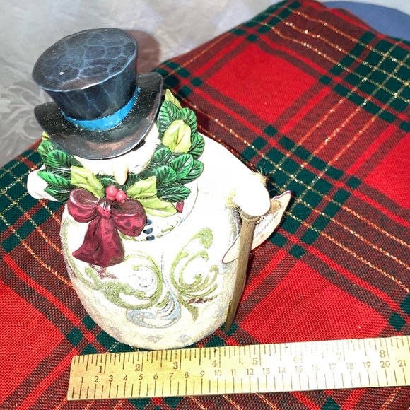Jim Shore Heartwood Creek Collection Victorian Snowman "Be Joyful Always" - Picture 8 of 9